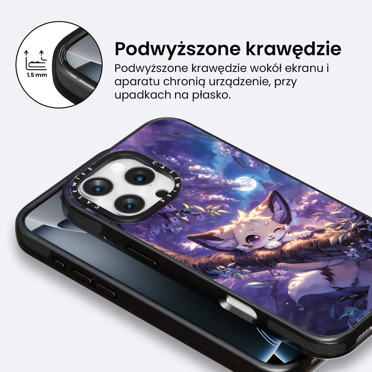 Uroczy Kitsune Fox - Etui