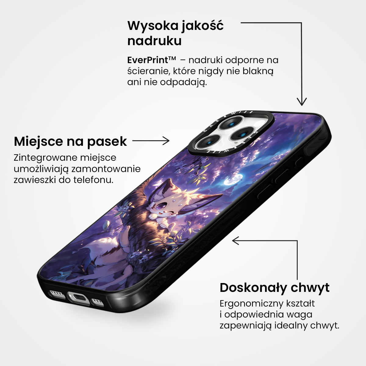Uroczy Kitsune Fox - Etui