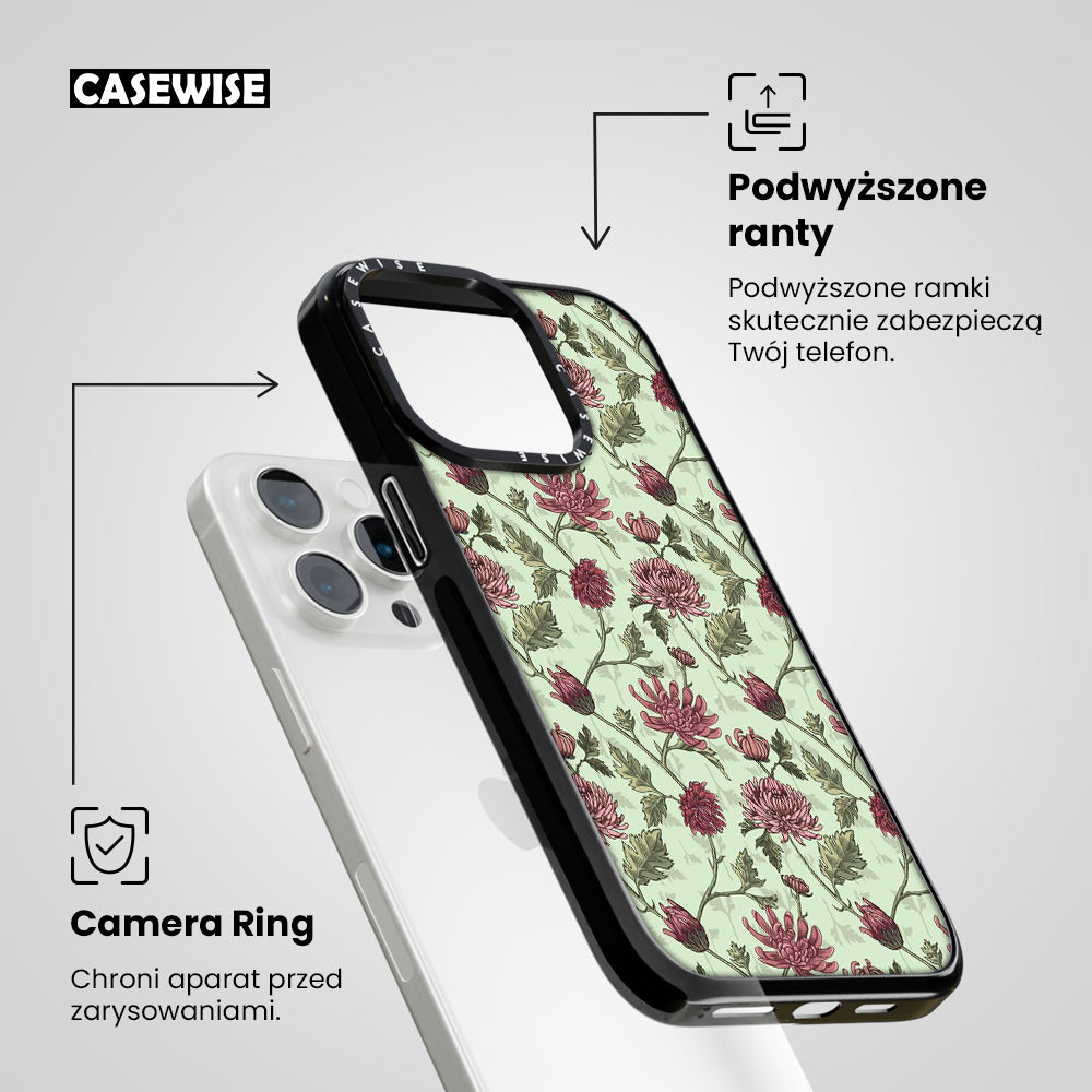 Piwonie (zielone) - Etui