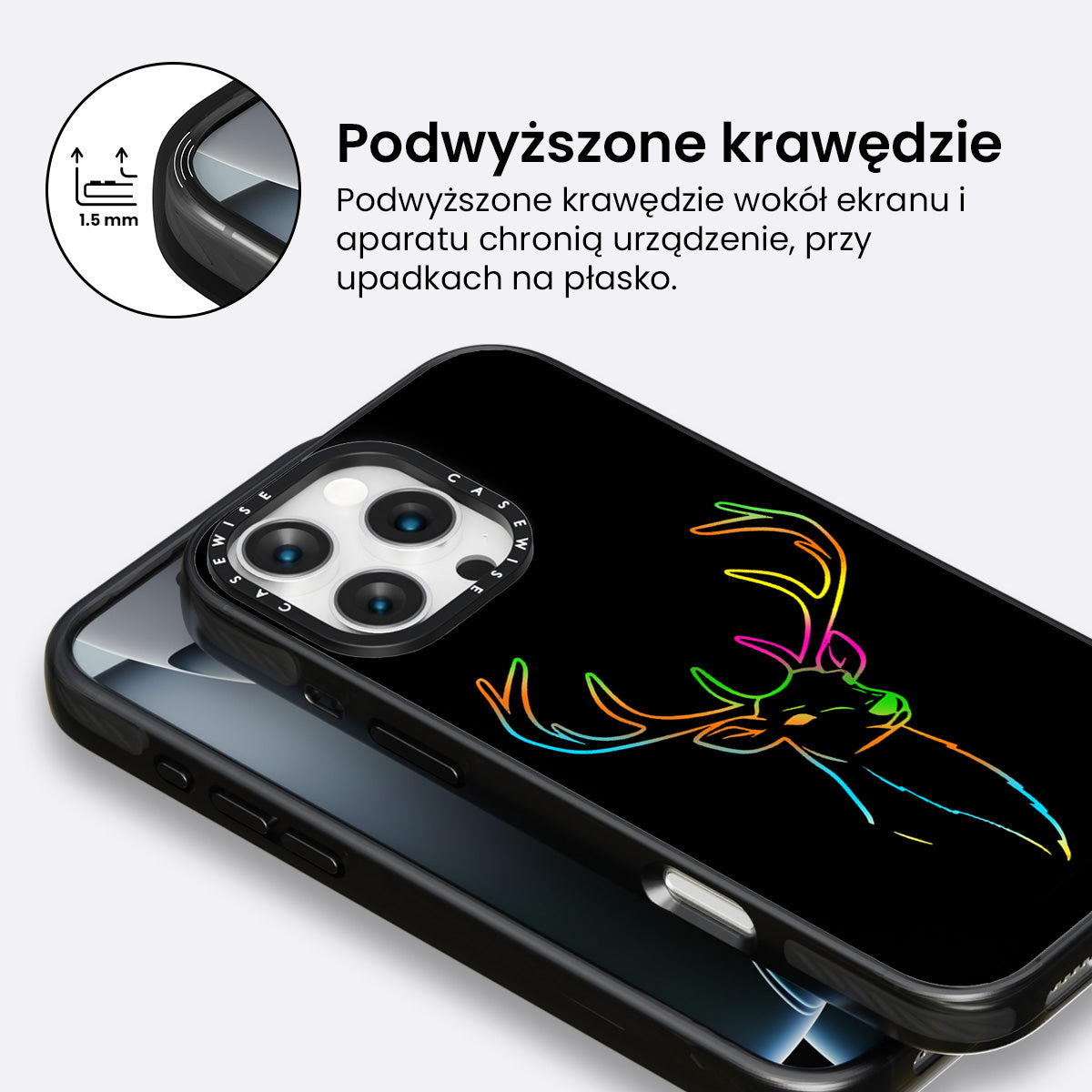 Kolorowy jeleń - Etui