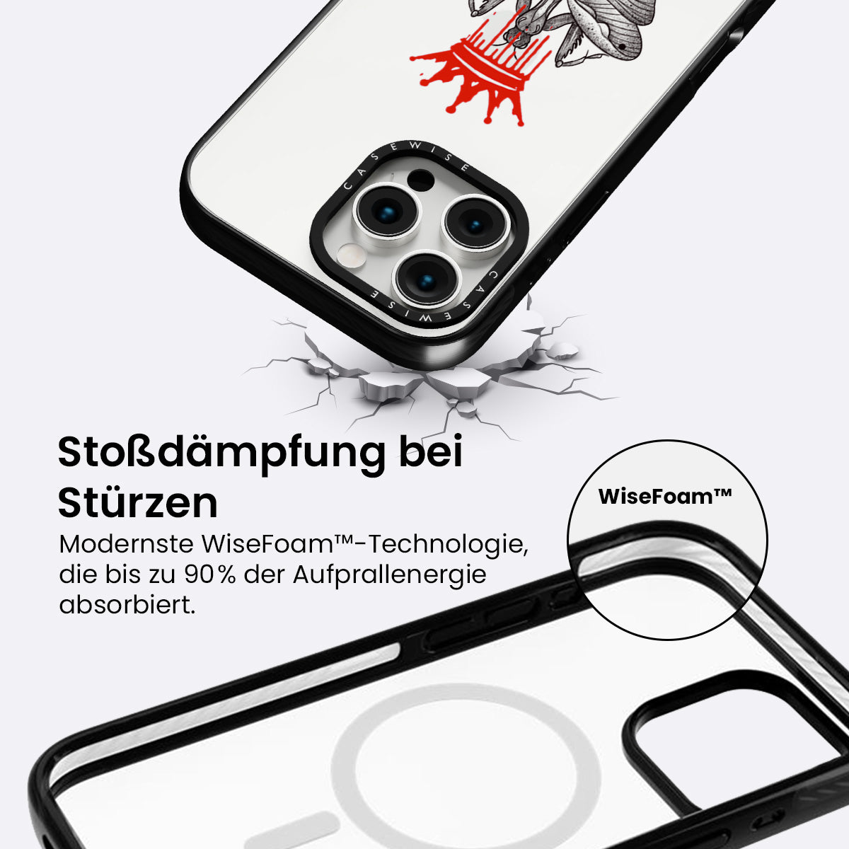 Korona modliszki przezroczysta - Etui