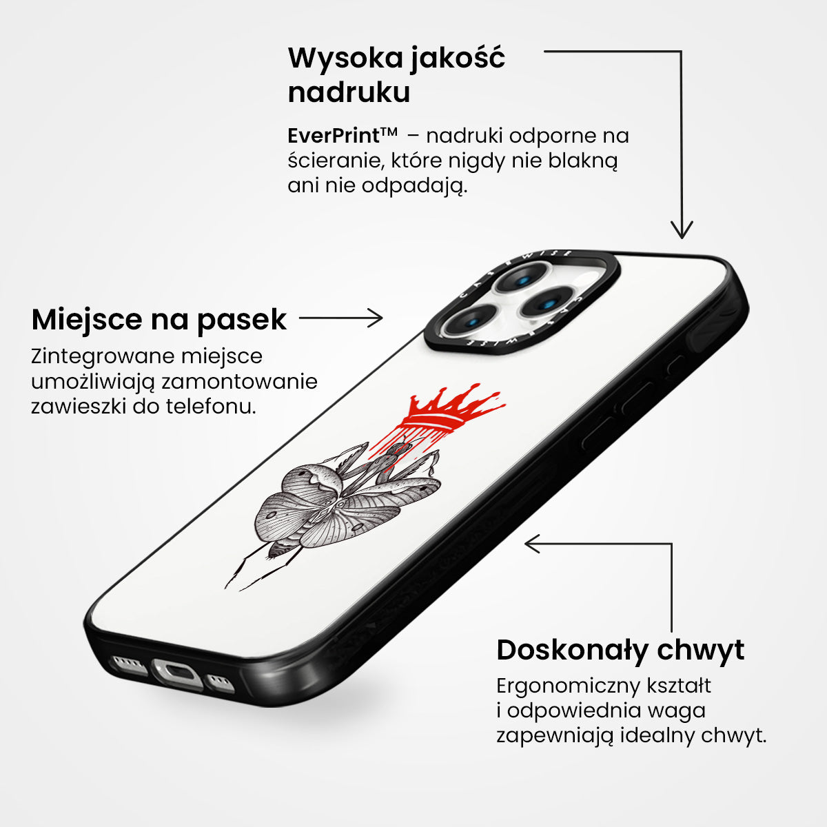 Korona modliszki przezroczysta - Etui