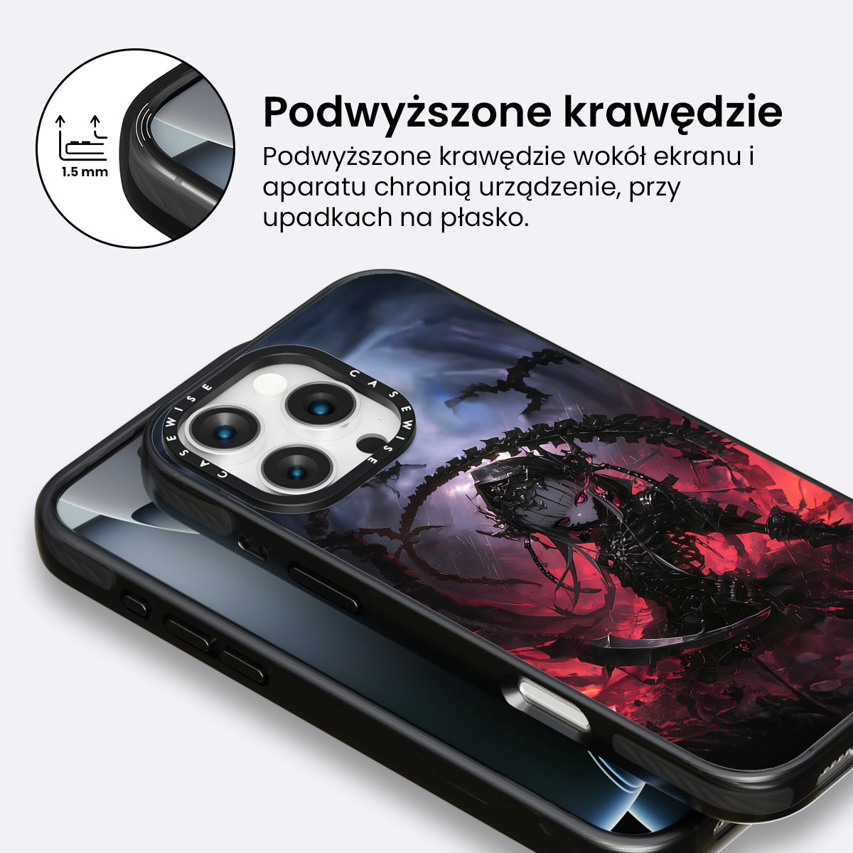 Gotycki ponury żniwiarz - Etui