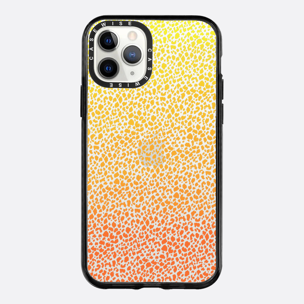 Pomarańczowa Pantera Ombré - Etui