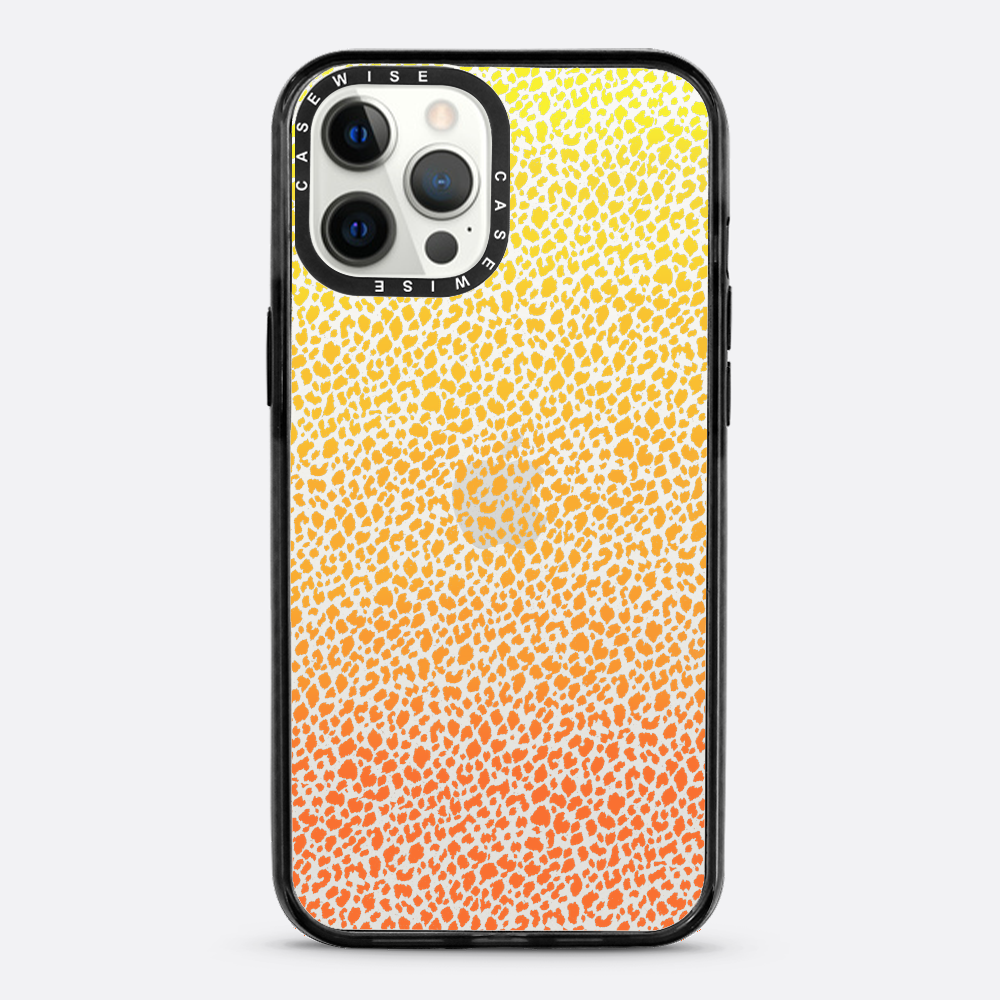 Pomarańczowa Pantera Ombré - Etui