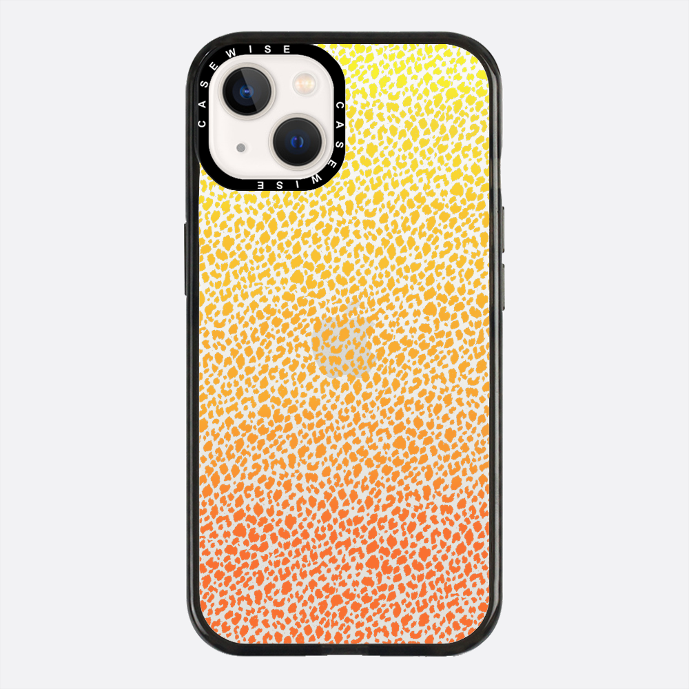 Pomarańczowa Pantera Ombré - Etui