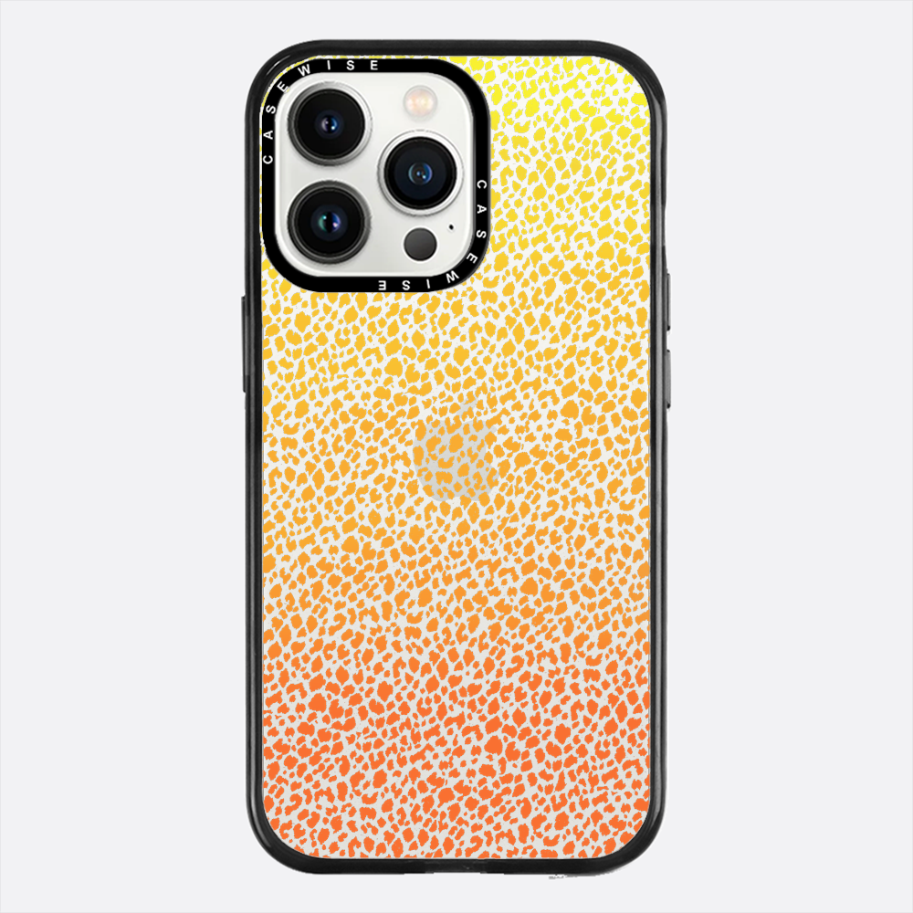 Pomarańczowa Pantera Ombré - Etui