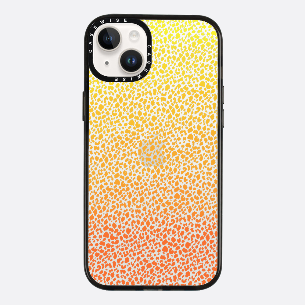 Pomarańczowa Pantera Ombré - Etui