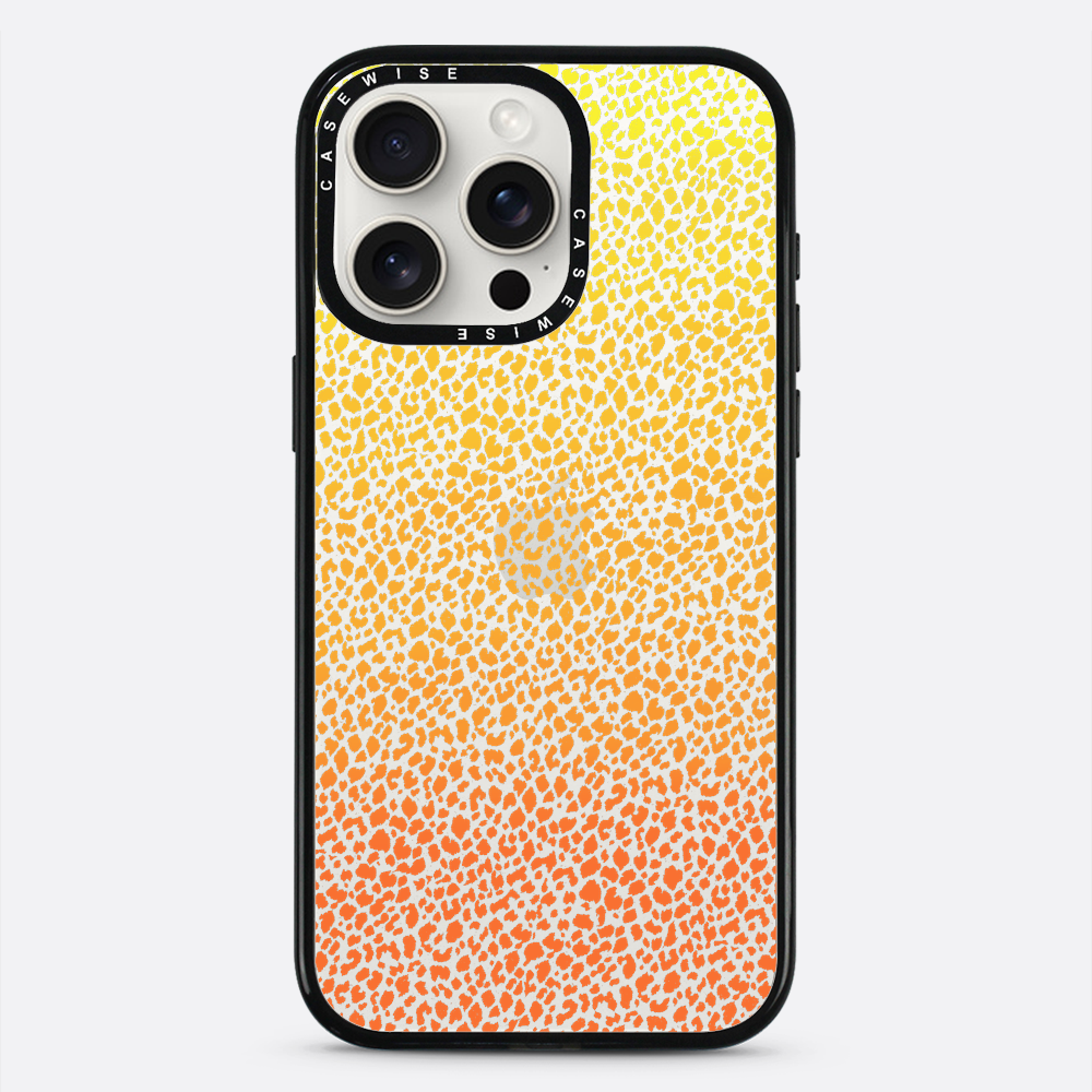 Pomarańczowa Pantera Ombré - Etui