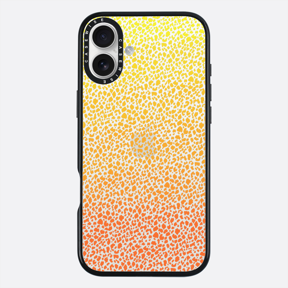 Pomarańczowa Pantera Ombré - Etui