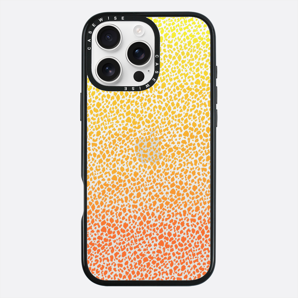 Pomarańczowa Pantera Ombré - Etui