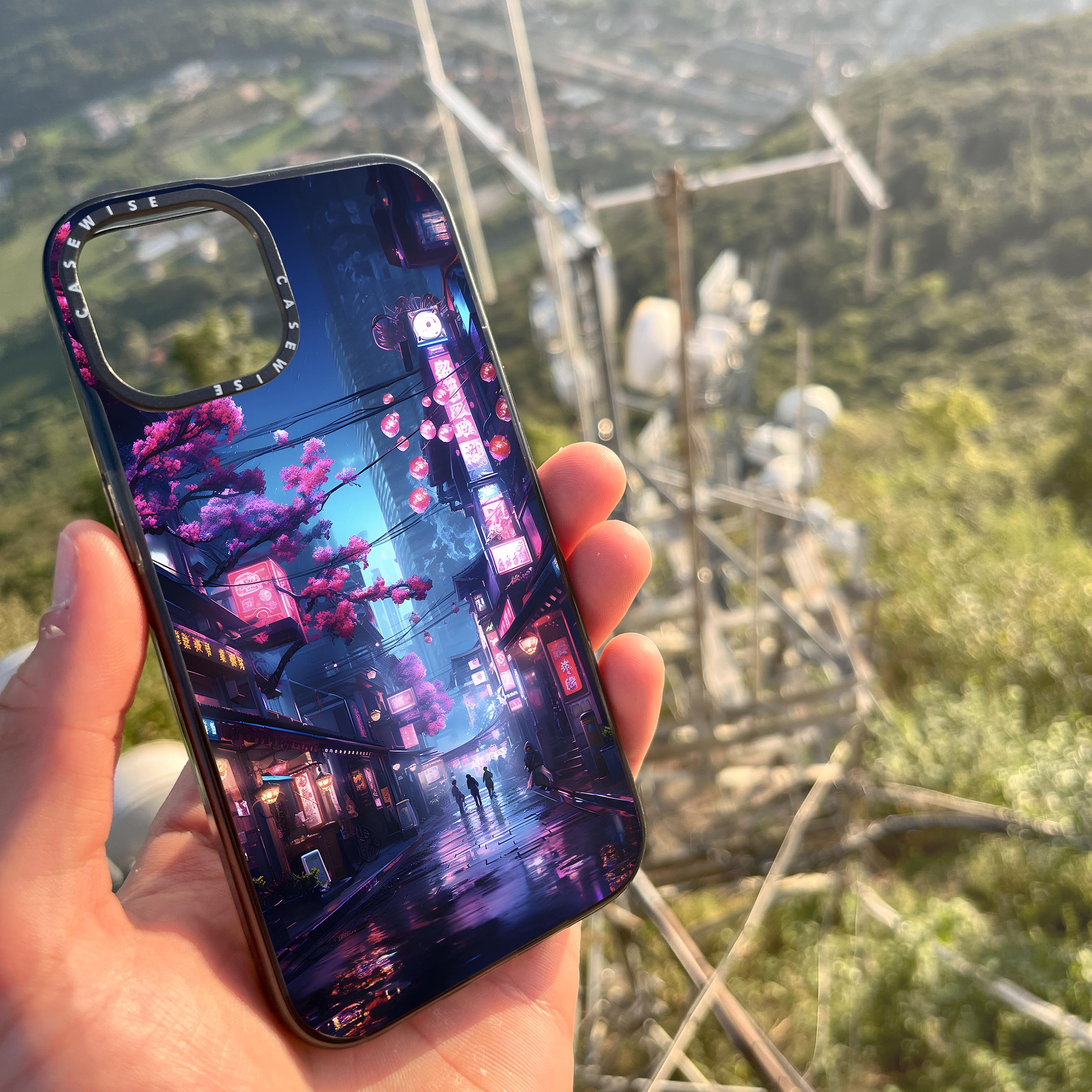 Neon Tokyo Sakura Street - Etui