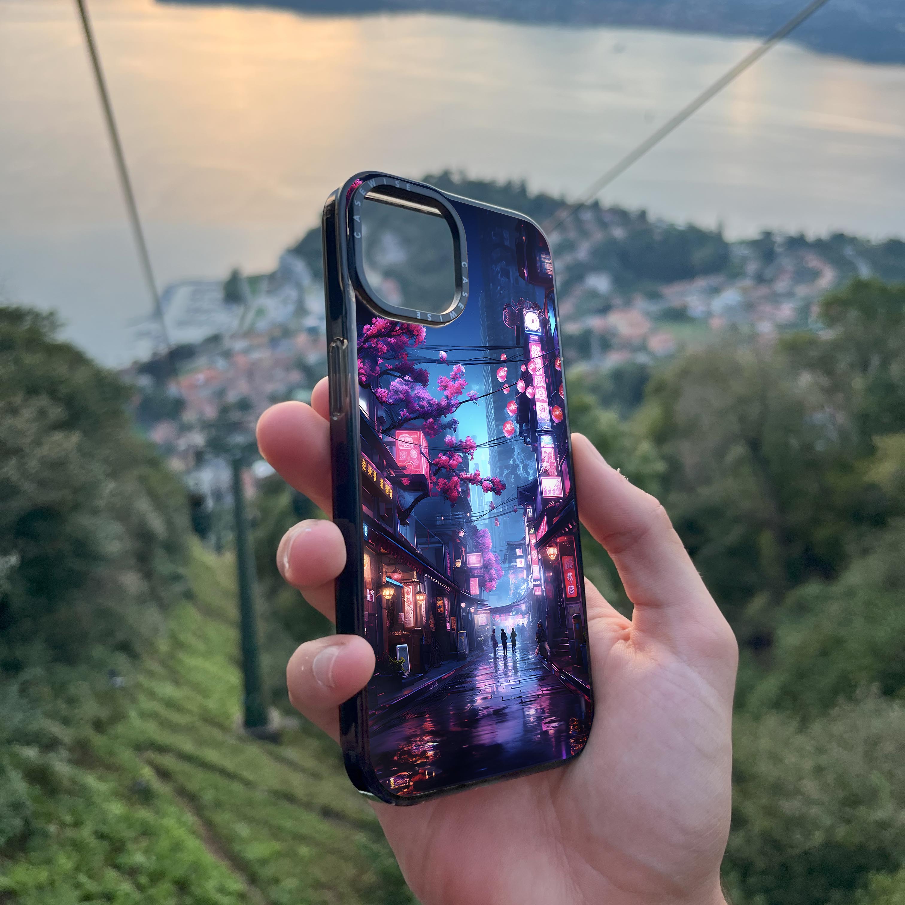 Neon Tokyo Sakura Street - Etui