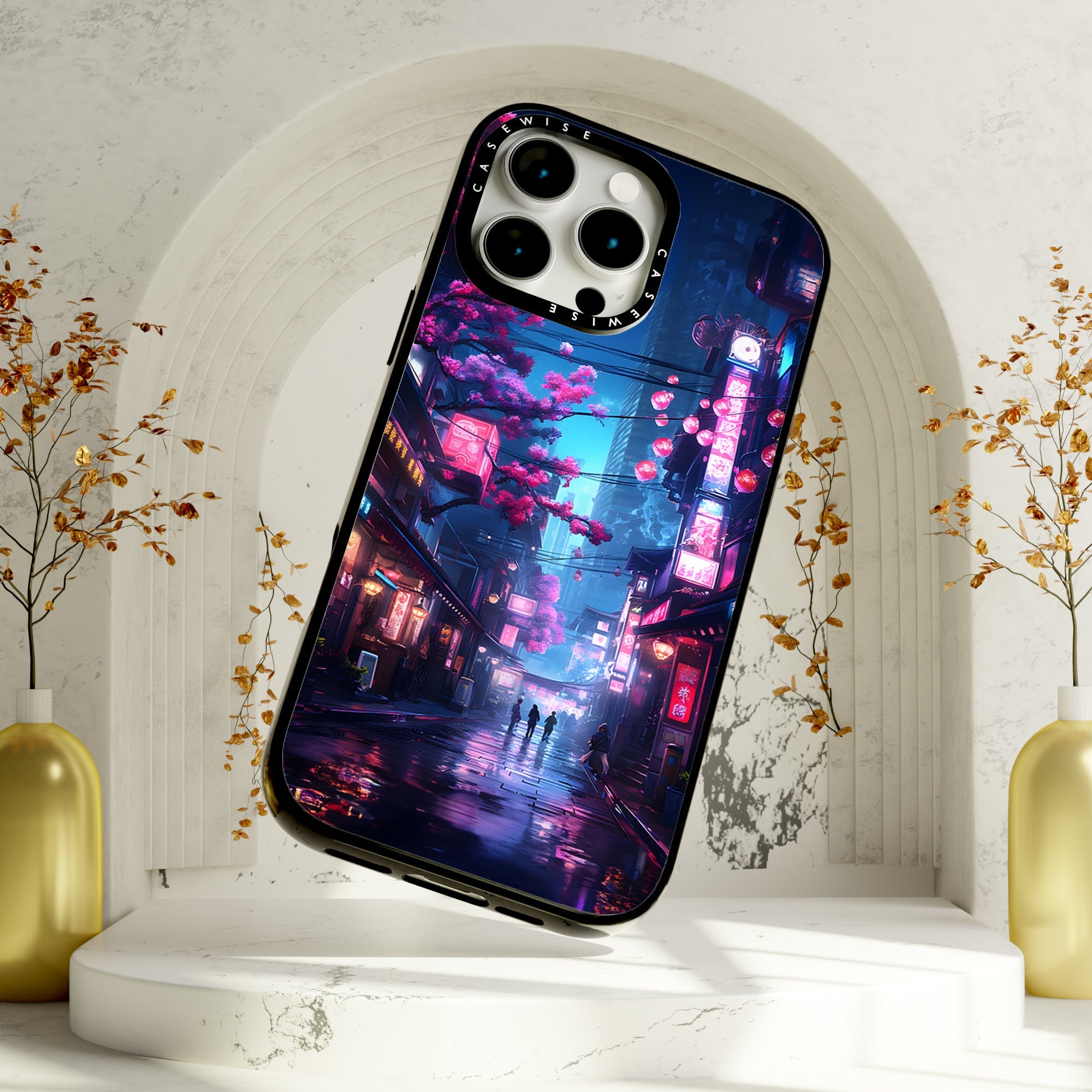 Neon Tokyo Sakura Street - Etui