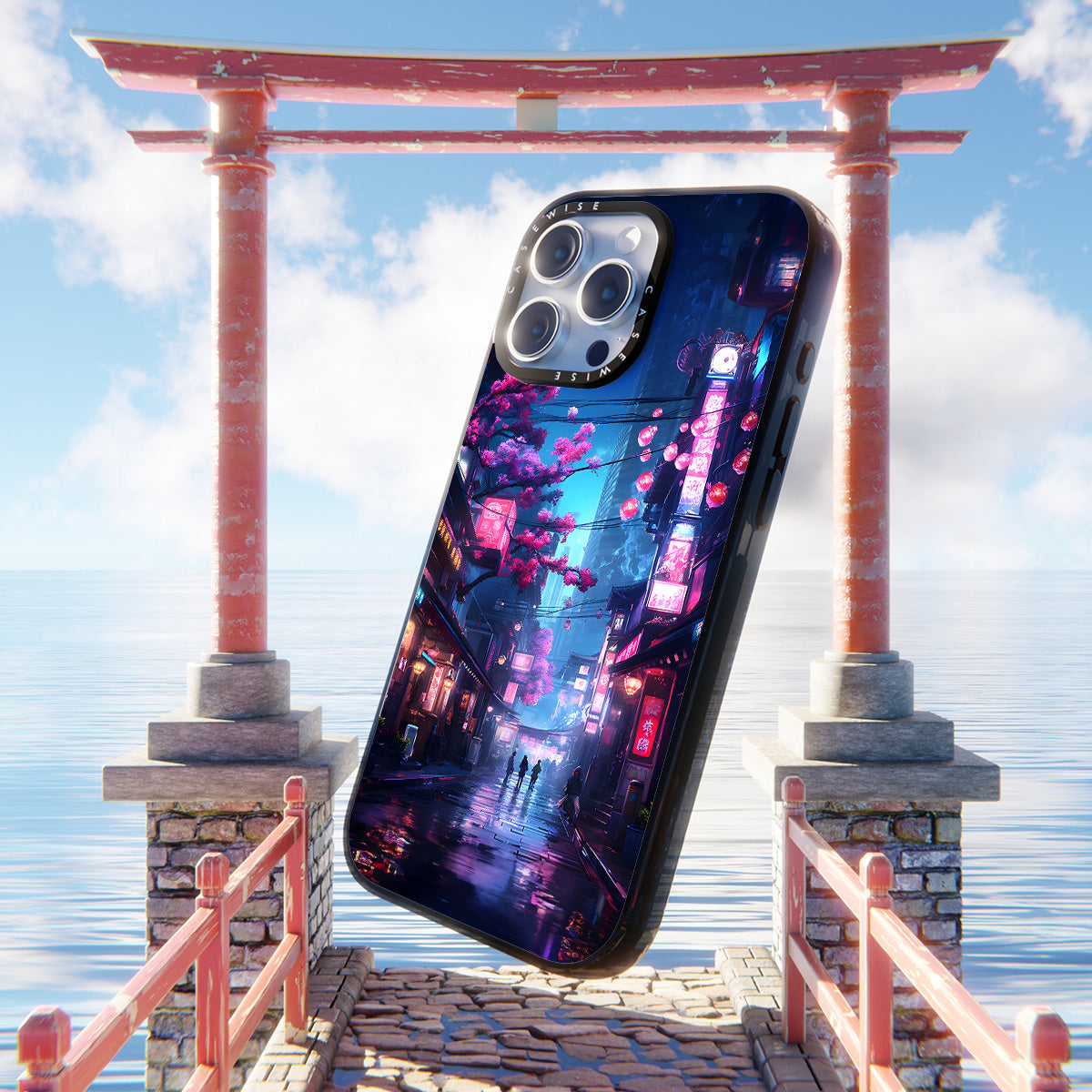 Neon Tokyo Sakura Street - Etui