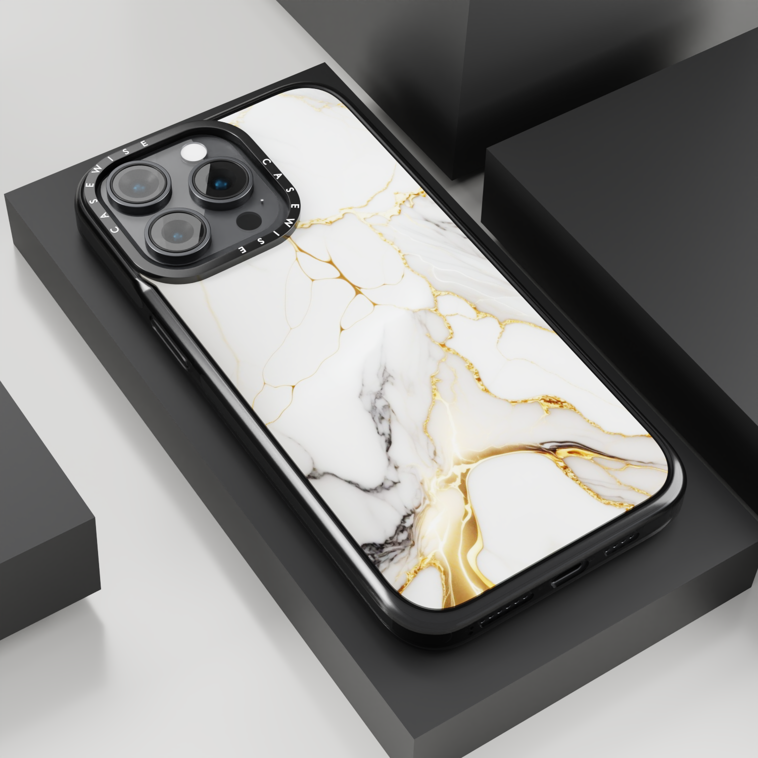 Golden Veins Marble - Etui