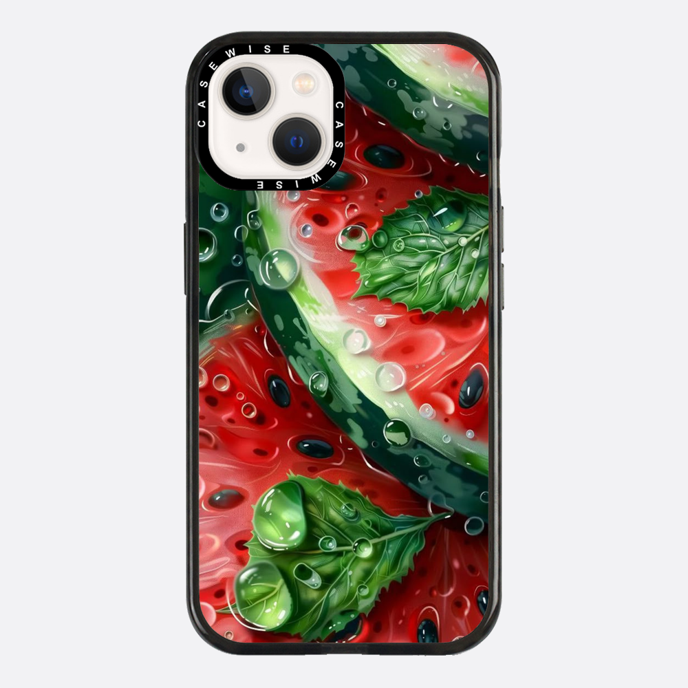 Green Botanical Fluidity - Etui