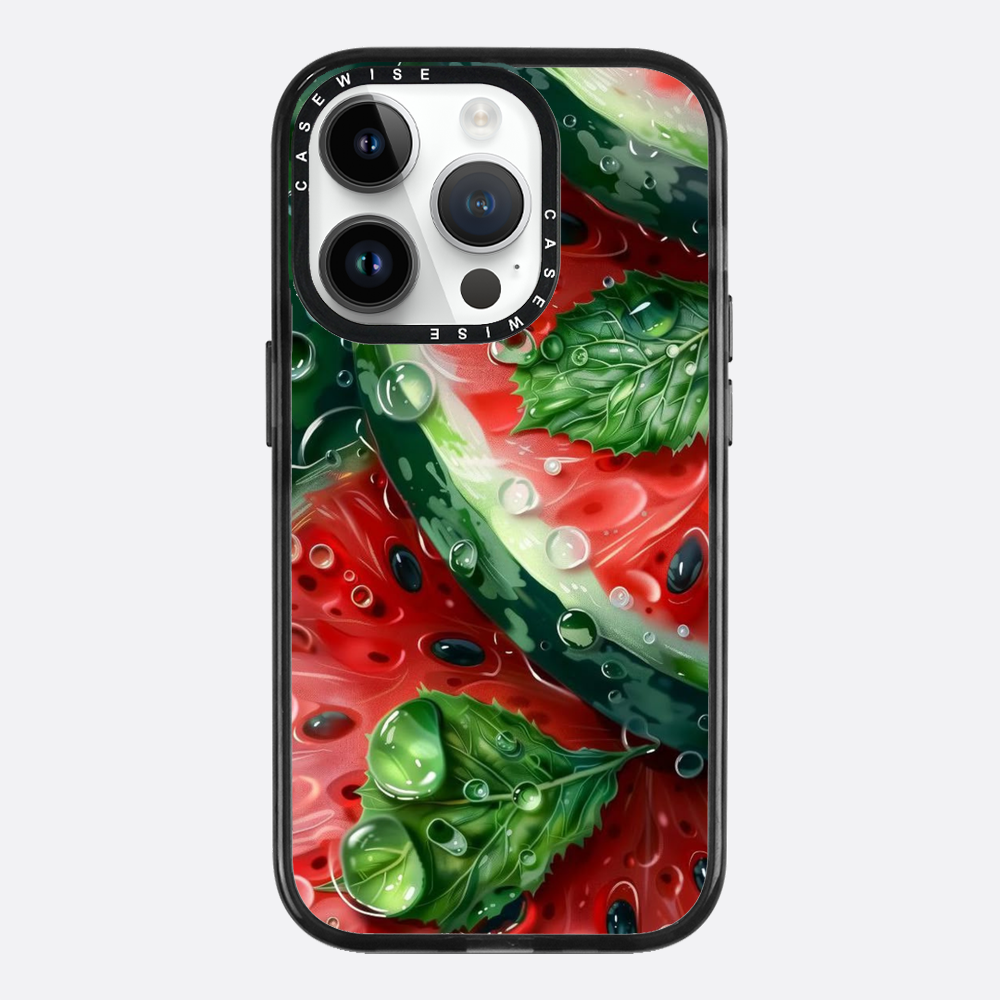 Green Botanical Fluidity - Etui
