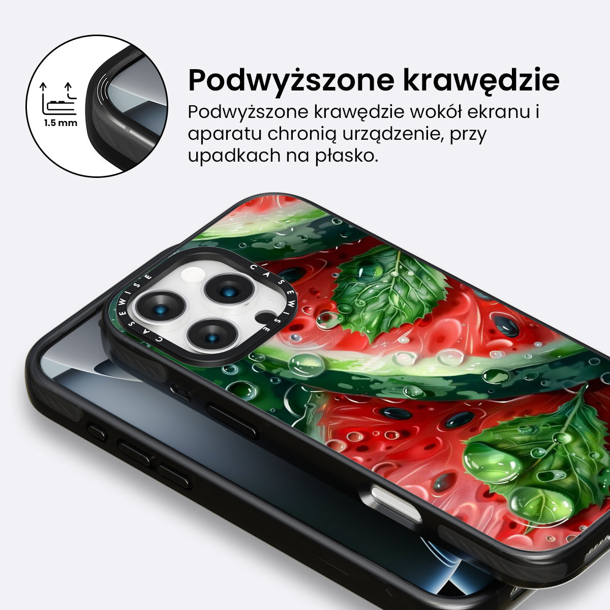 Green Botanical Fluidity - Etui