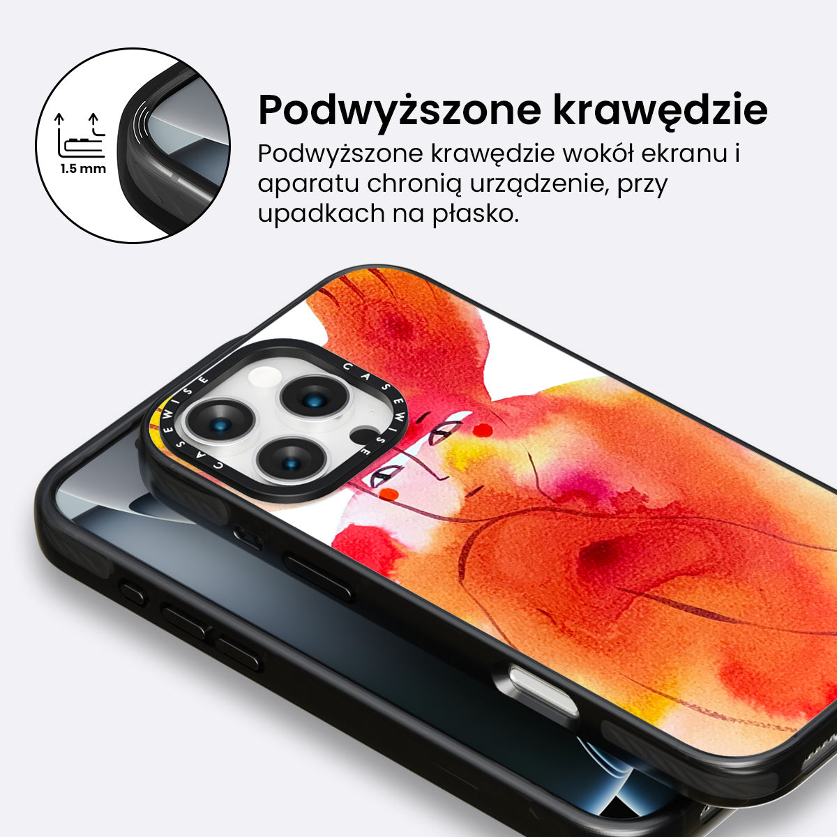 Czerwony - Etui
