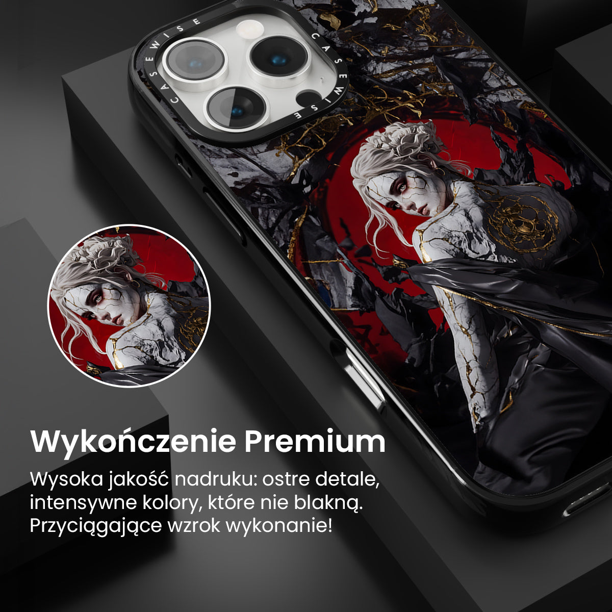 Złota Księżniczka Marmurowa Dama - Etui
