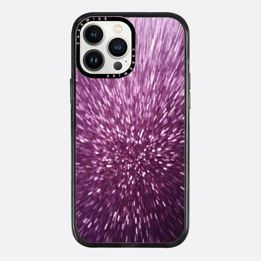 Brokat fioletowy - Etui