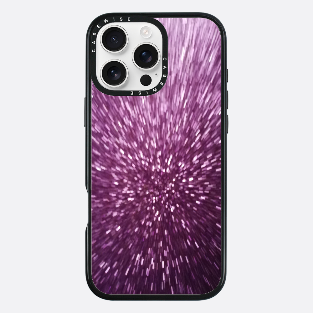 Brokat fioletowy - Etui