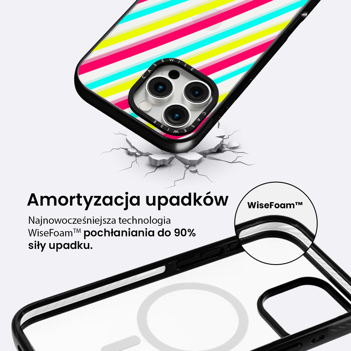 Kolorowe paski - Etui