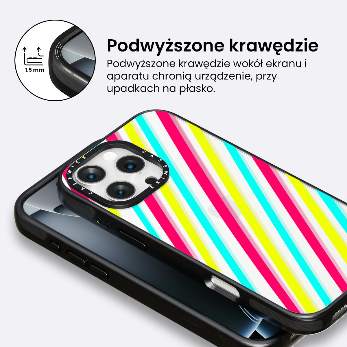 Kolorowe paski - Etui