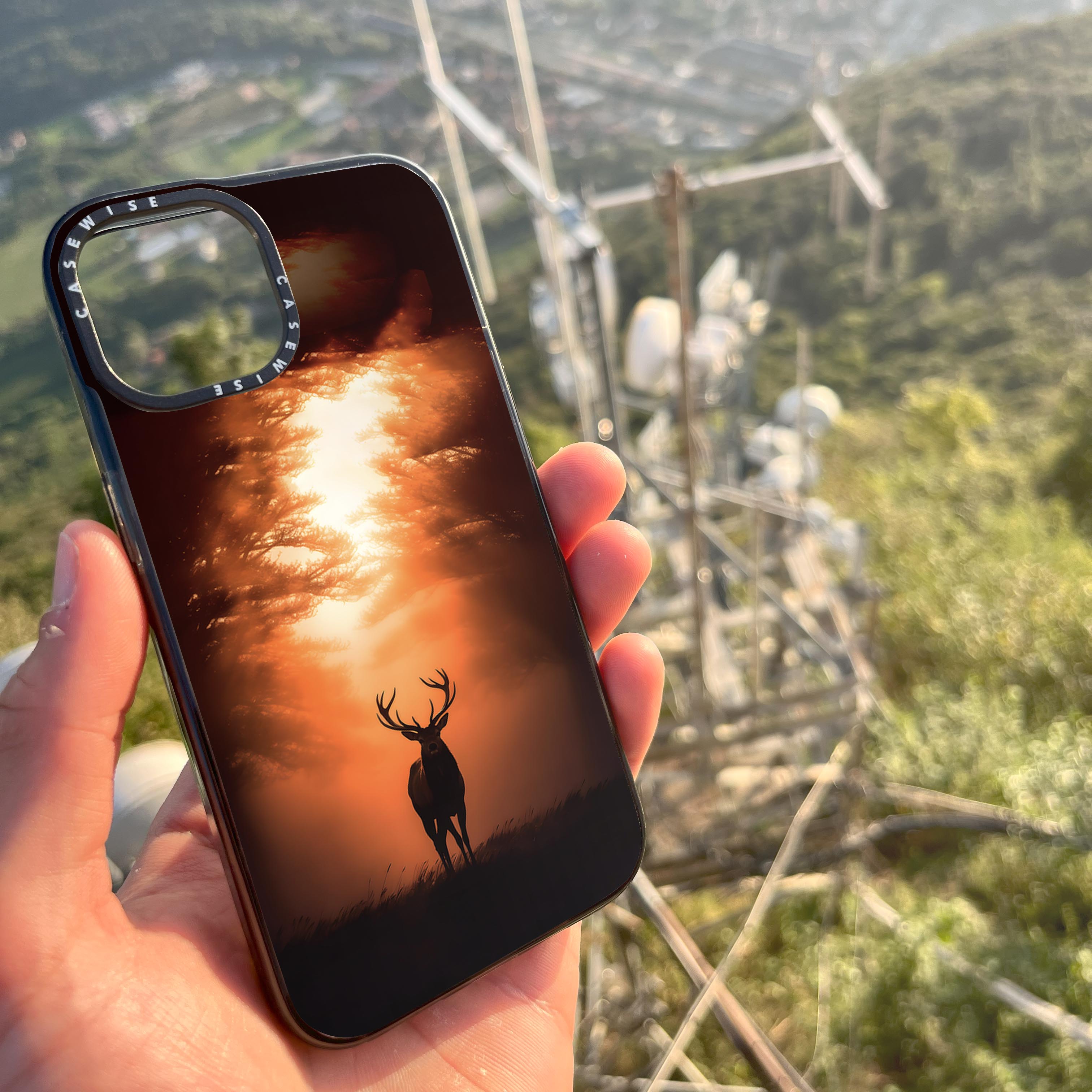 Dear Stag Dark Forest Orange - Etui