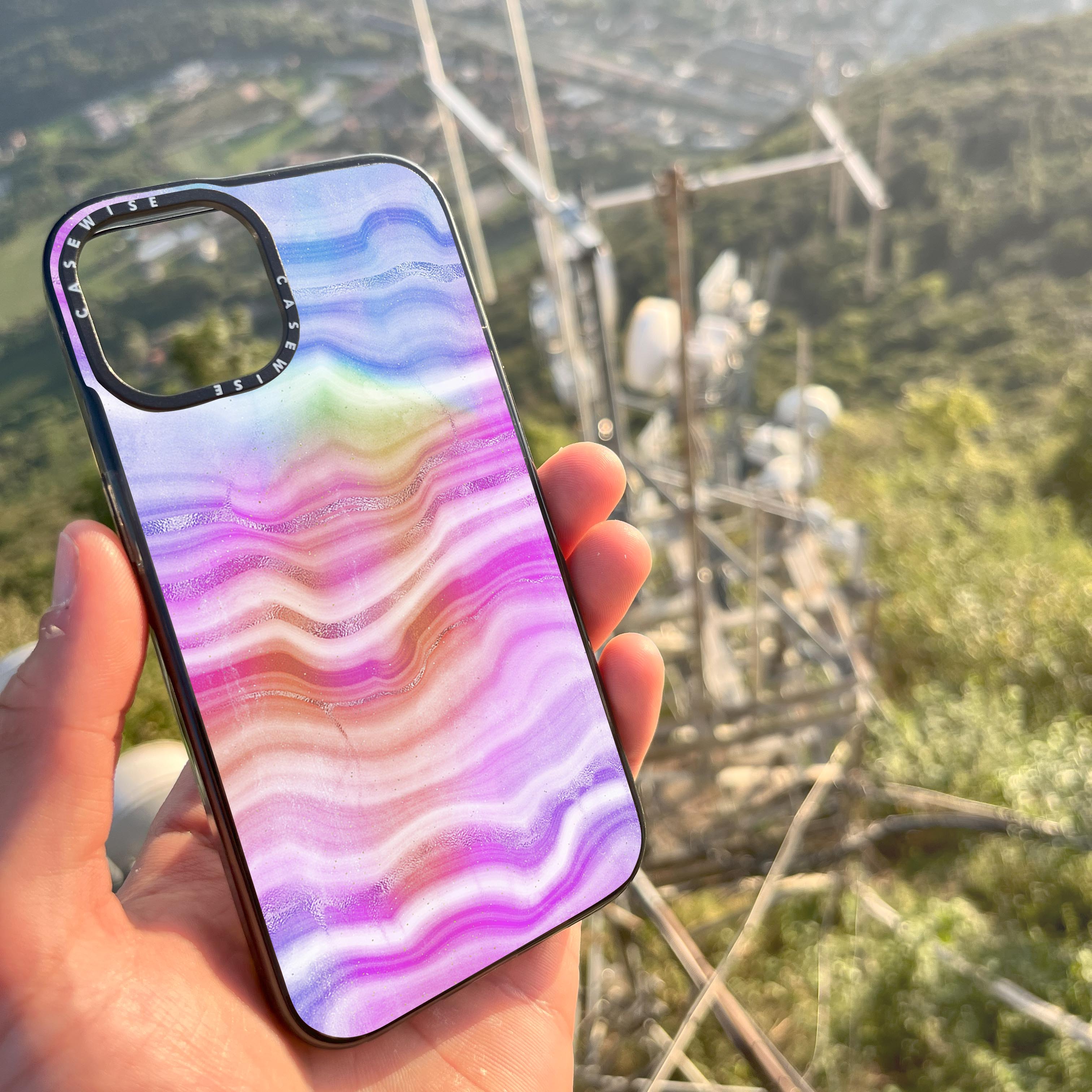 Neon Agate Texture 03 - Etui