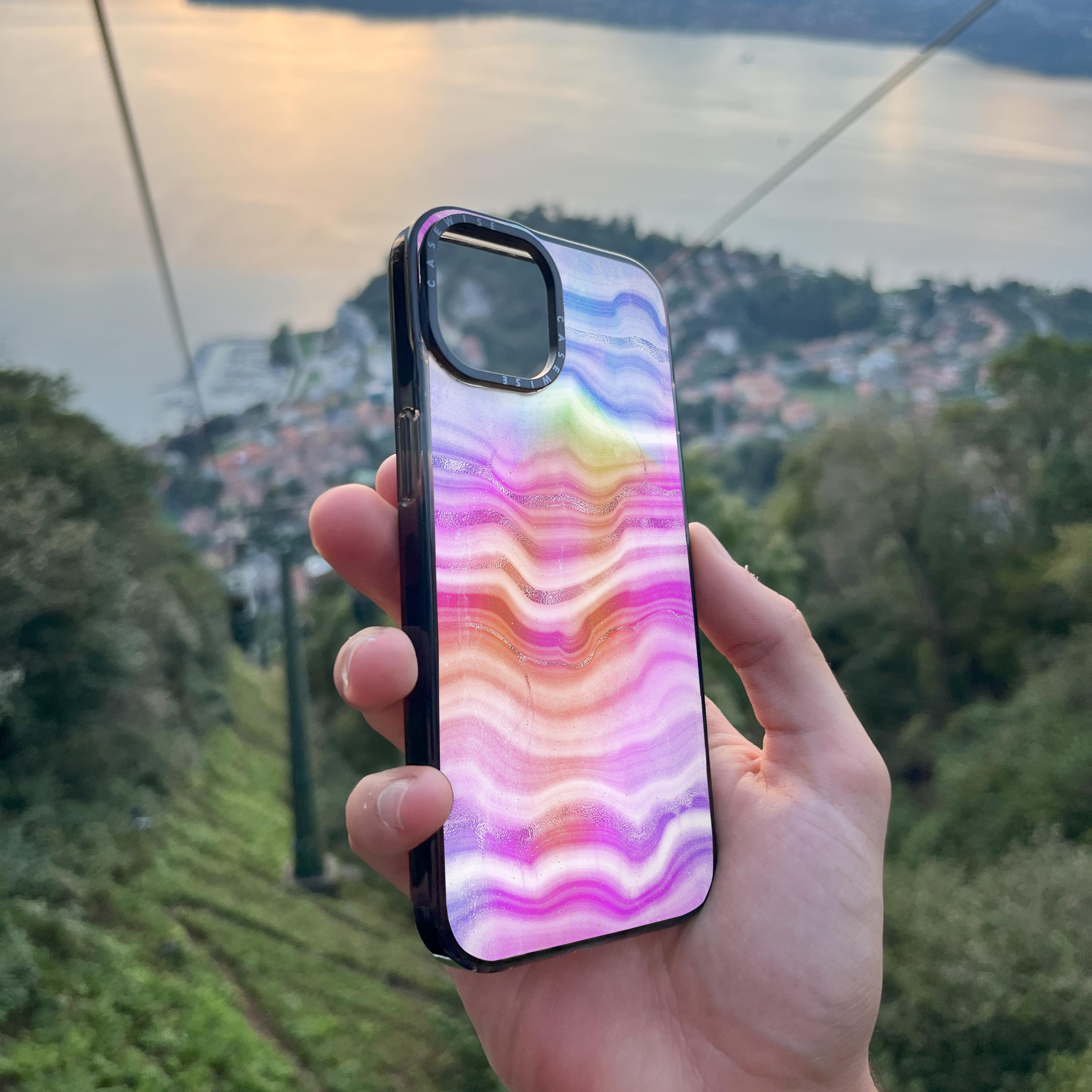 Neon Agate Texture 03 - Etui