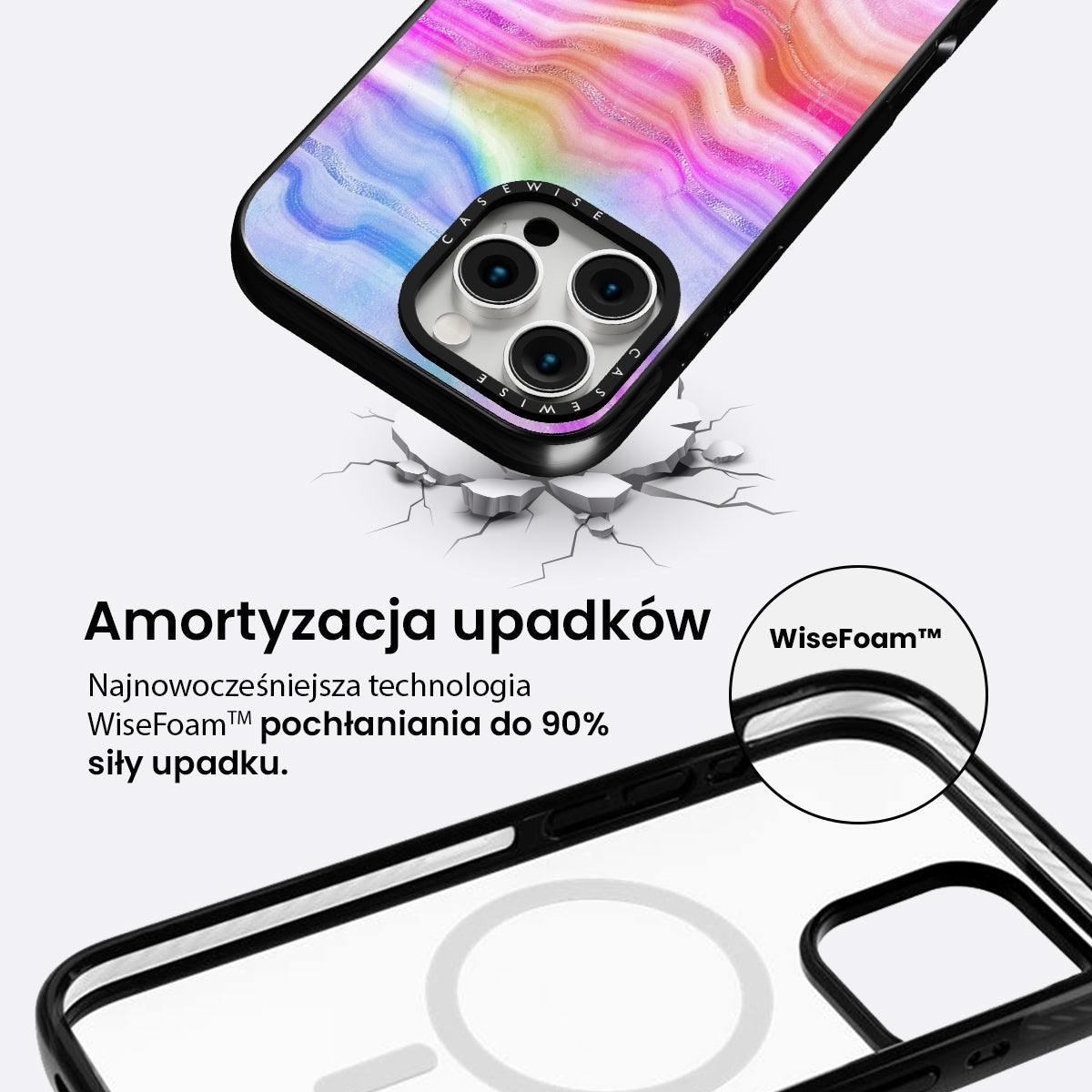 Neon Agate Texture 03 - Etui