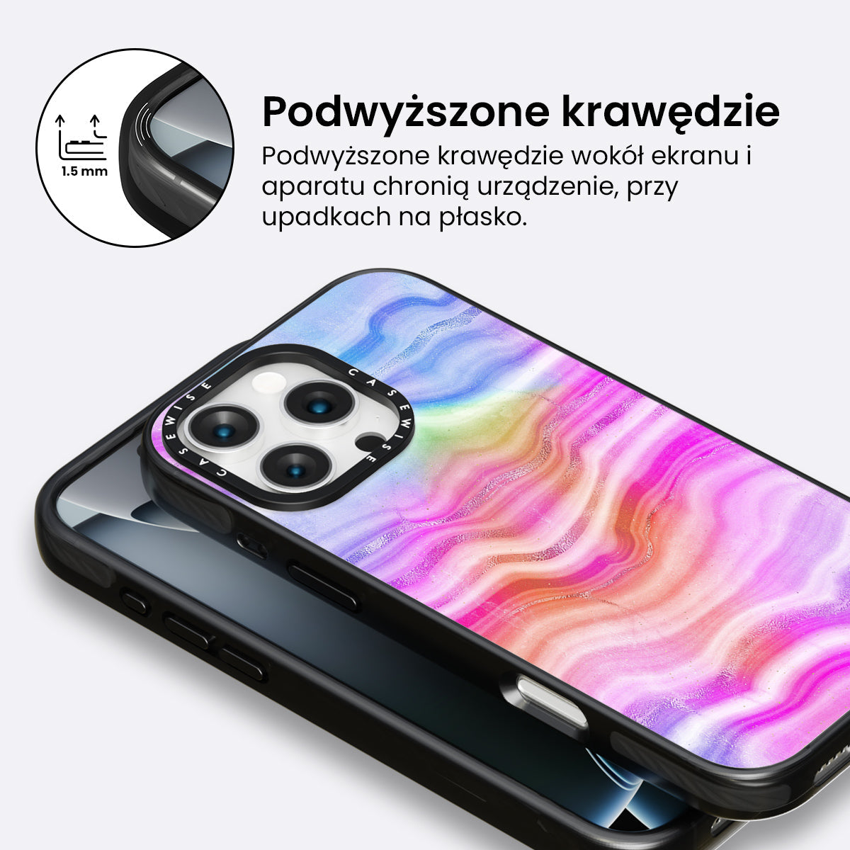 Neon Agate Texture 03 - Etui