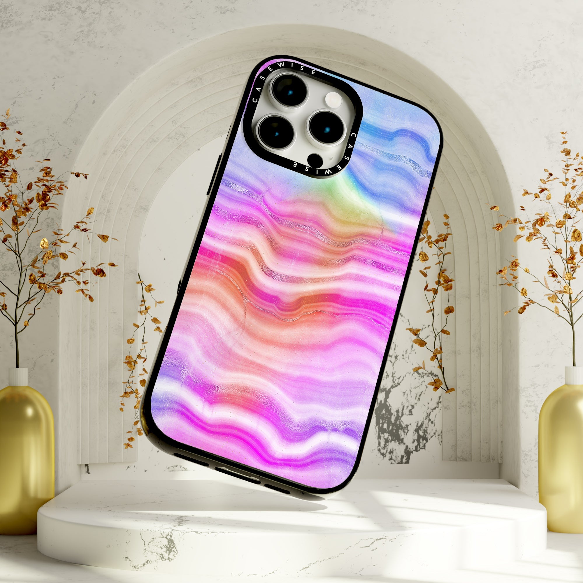 Neon Agate Texture 03 - Etui
