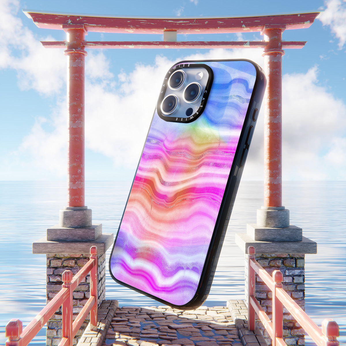 Neon Agate Texture 03 - Etui