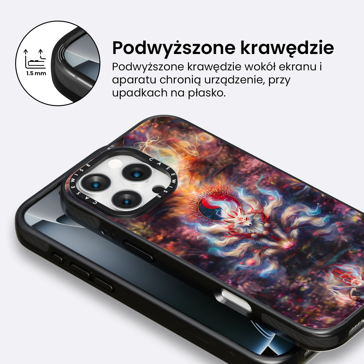 Shiny Kitsune Yin and Yang - Etui