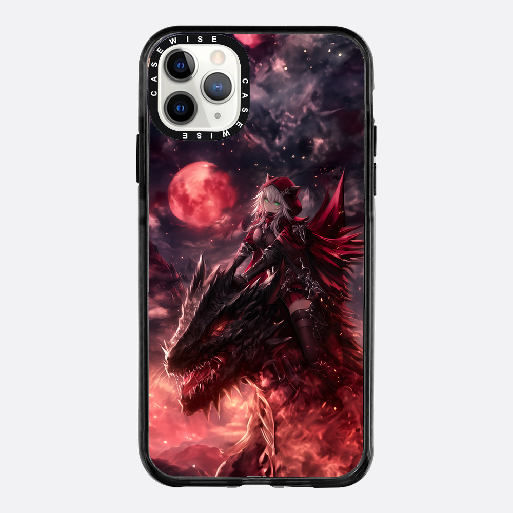 Dragonrider Red Anime Girl - Etui