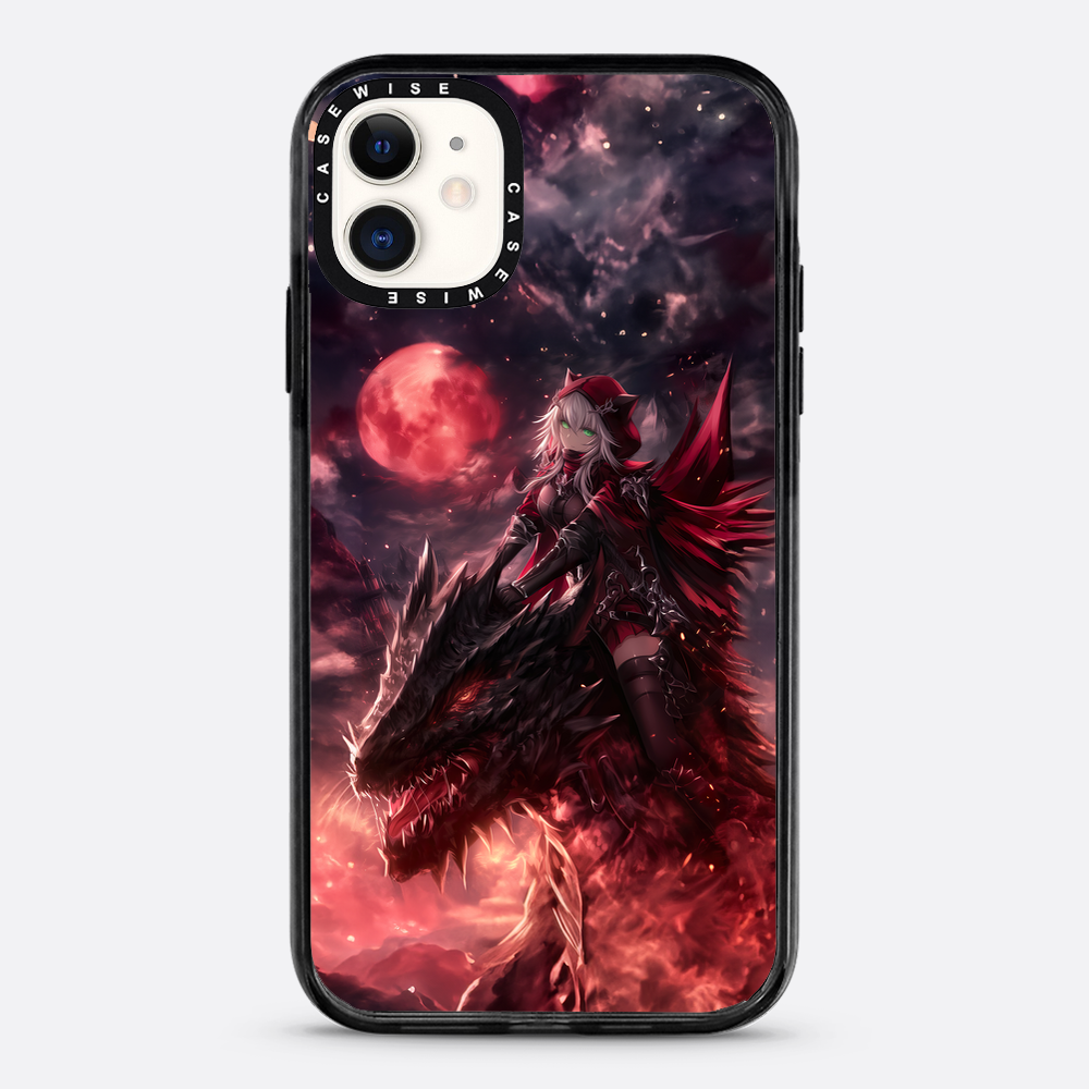 Dragonrider Red Anime Girl - Etui