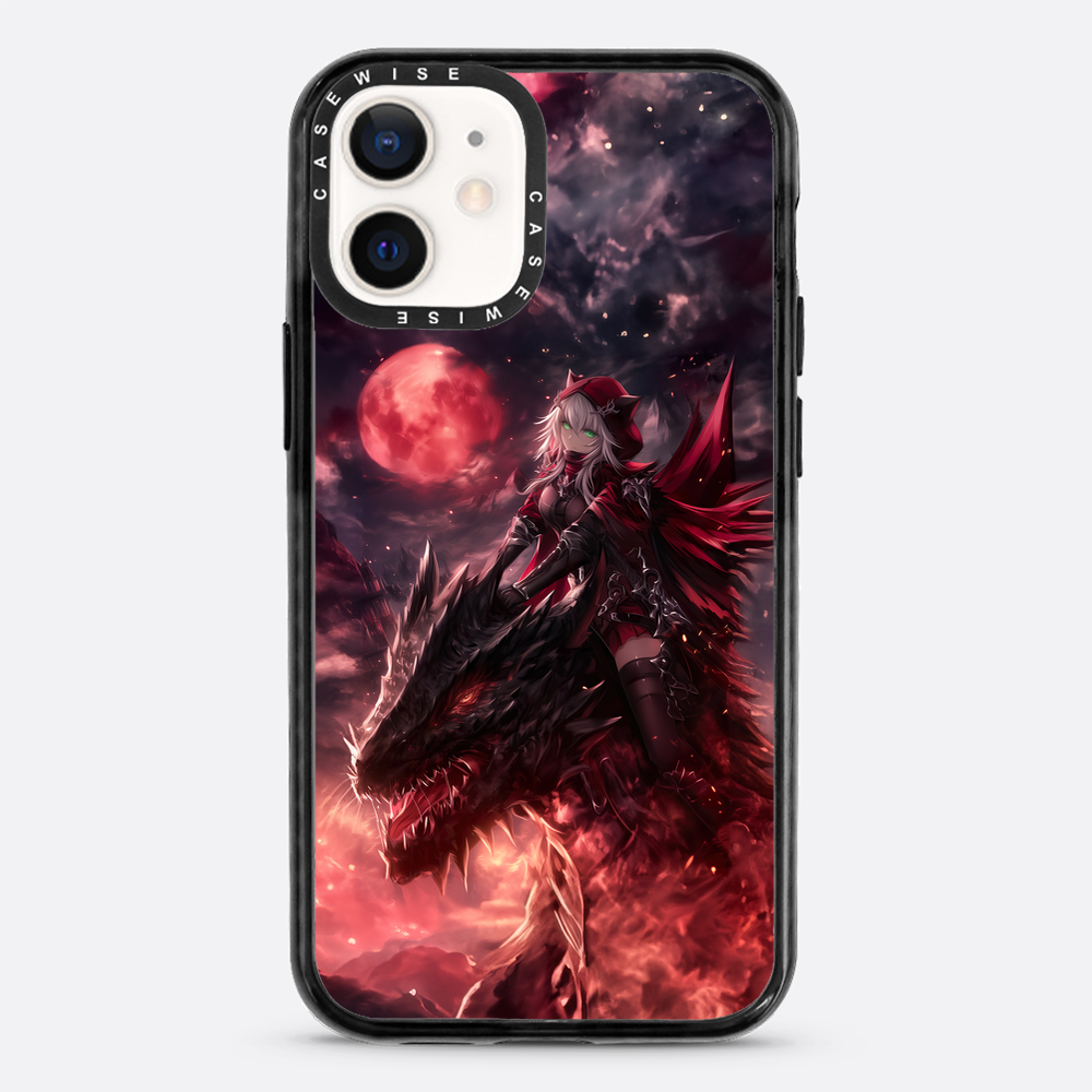 Dragonrider Red Anime Girl - Etui