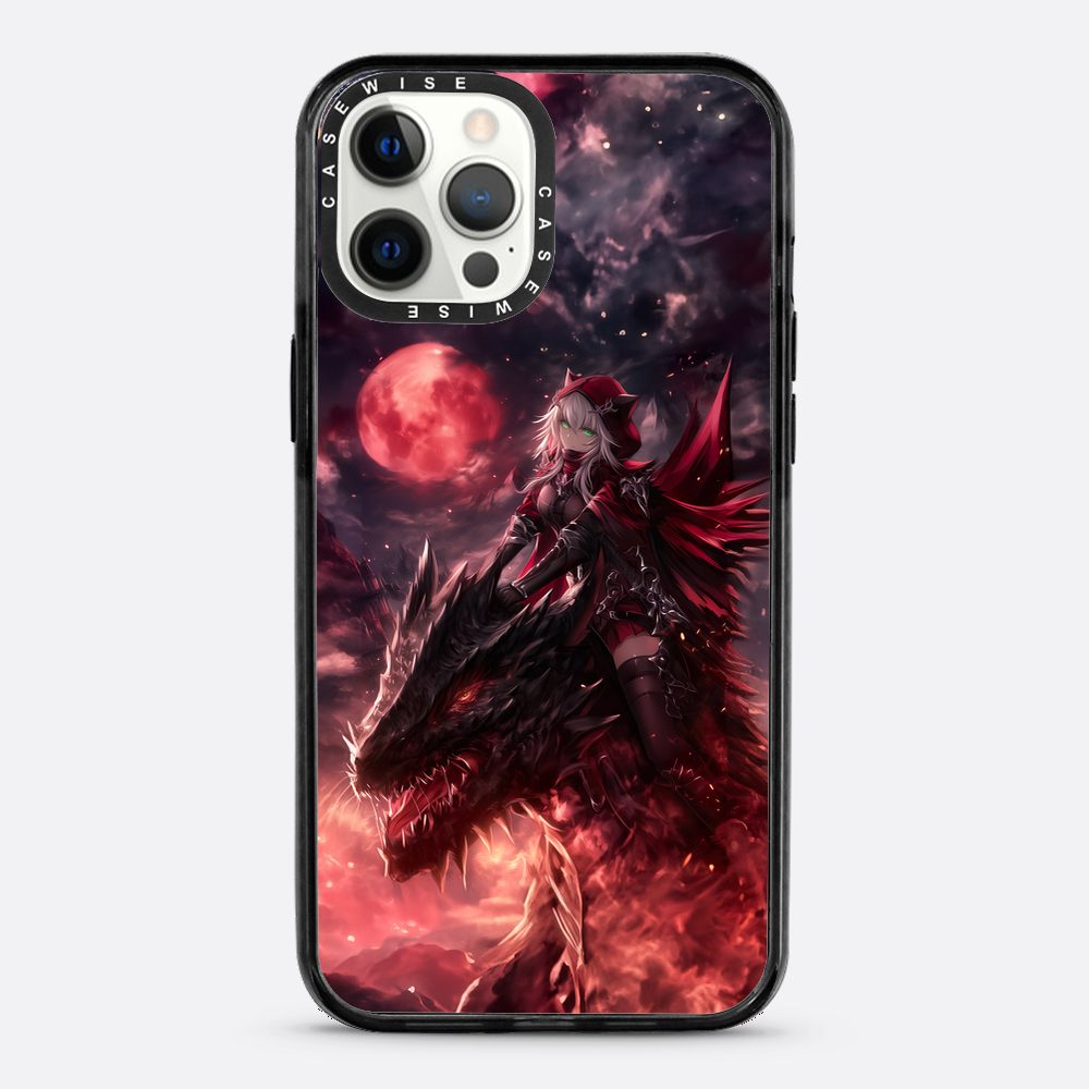 Dragonrider Red Anime Girl - Etui