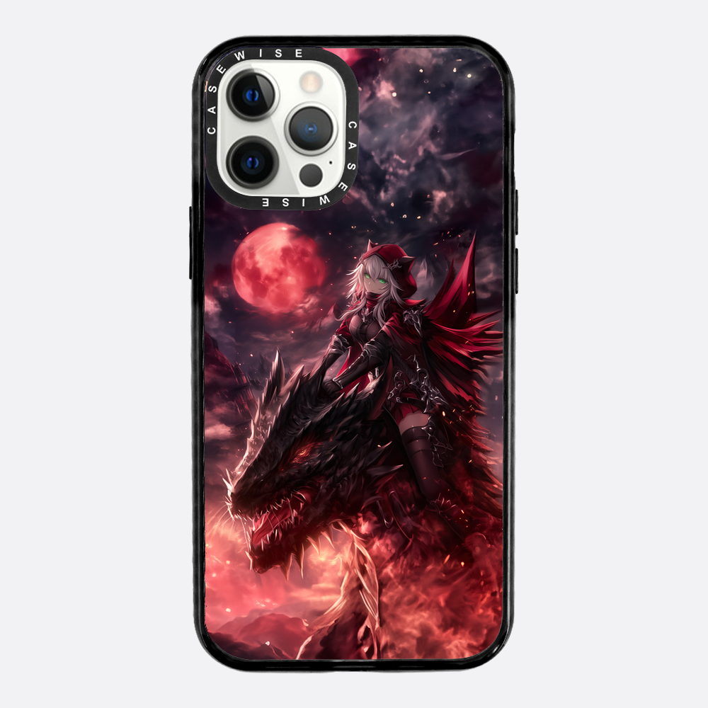 Dragonrider Red Anime Girl - Etui