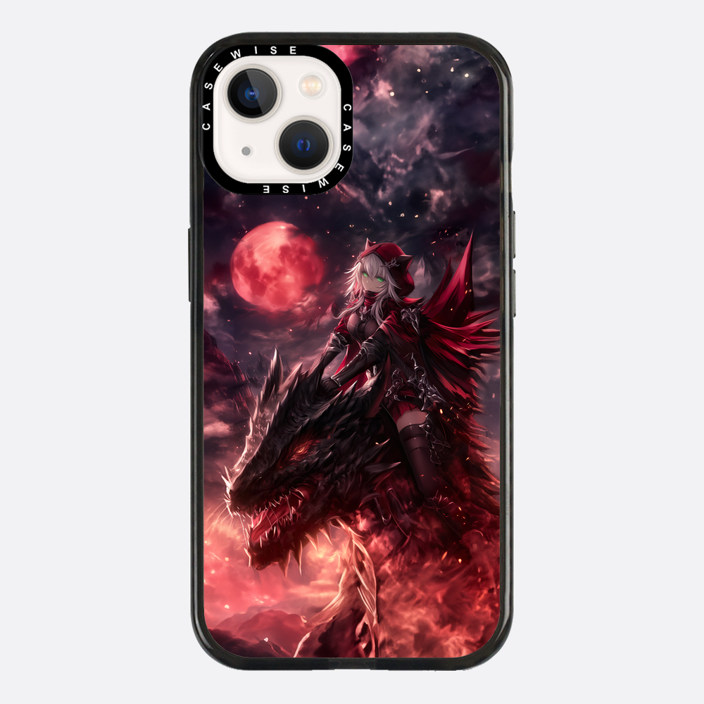 Dragonrider Red Anime Girl - Etui