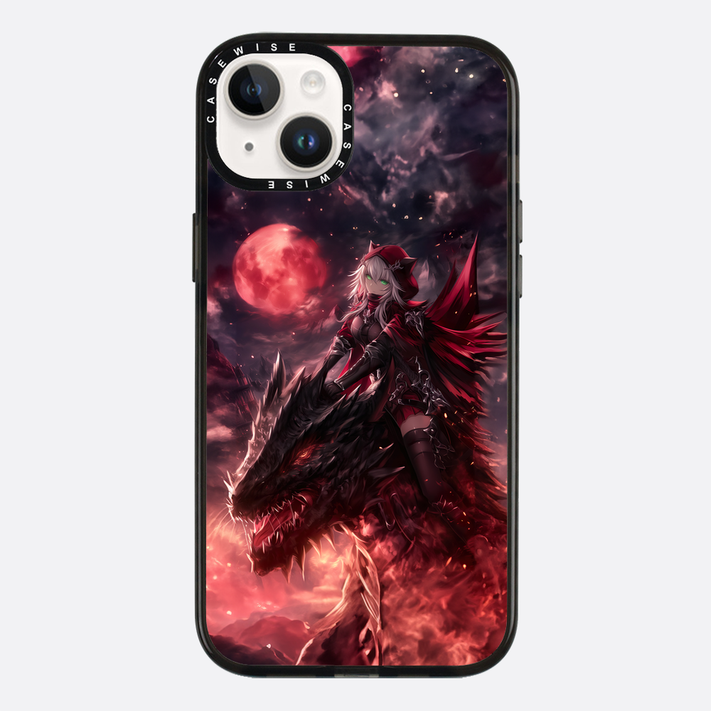 Dragonrider Red Anime Girl - Etui