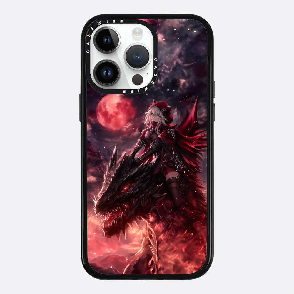 Dragonrider Red Anime Girl - Etui