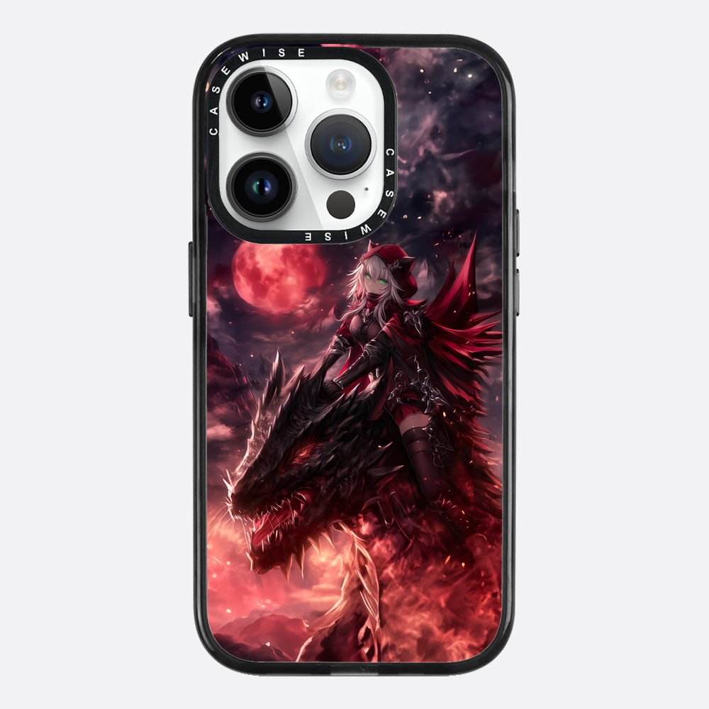 Dragonrider Red Anime Girl - Etui