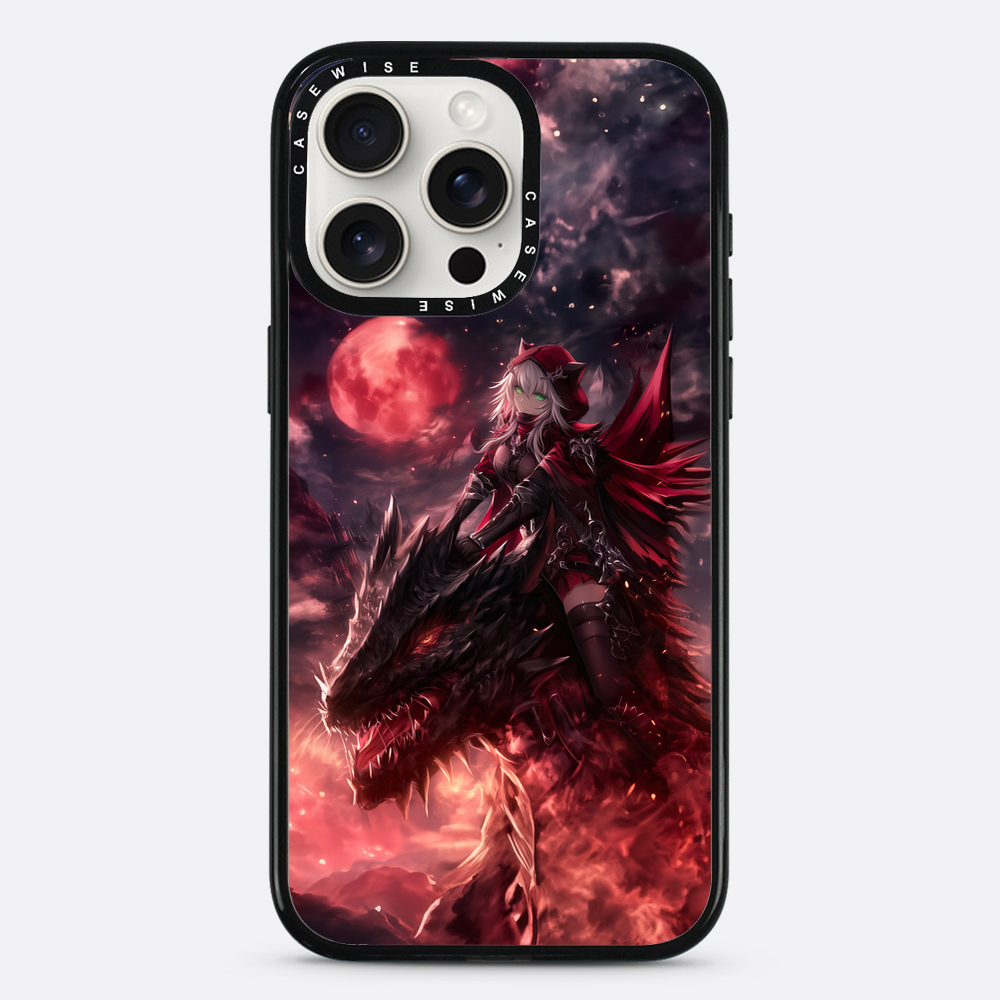 Dragonrider Red Anime Girl - Etui