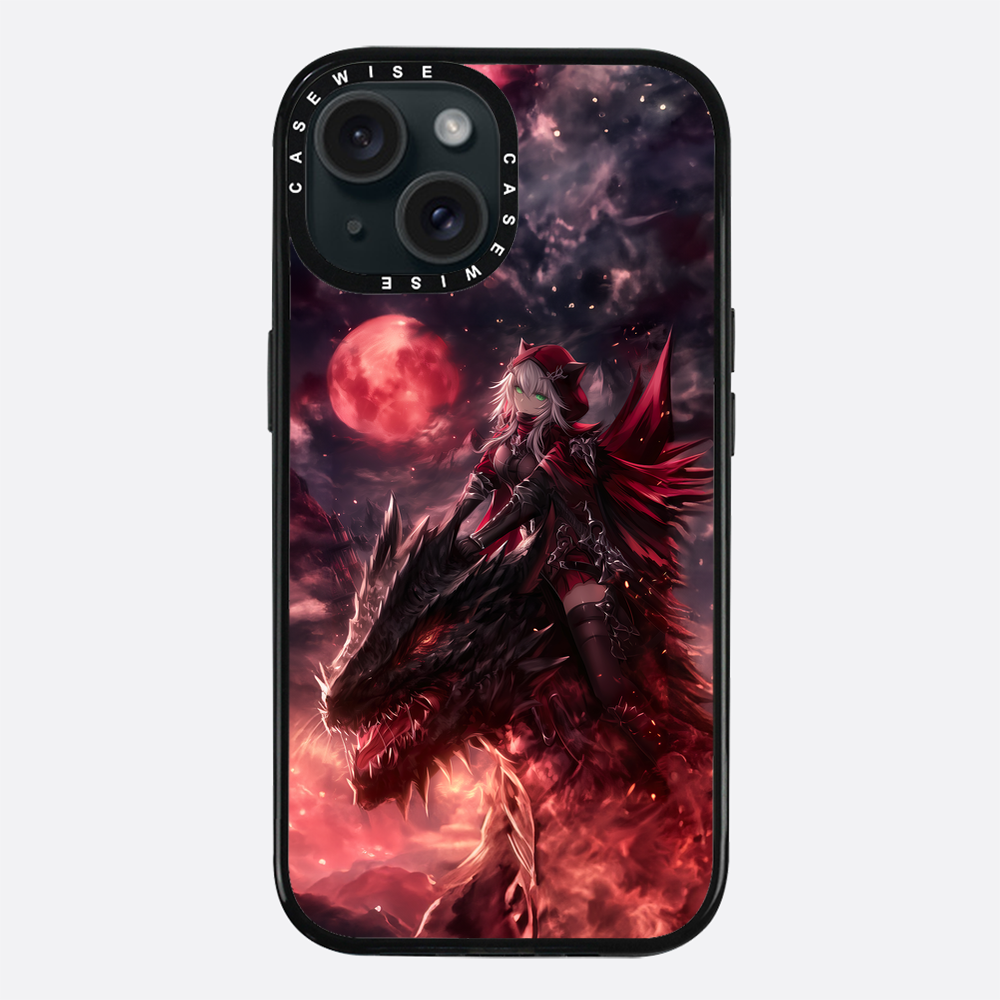 Dragonrider Red Anime Girl - Etui