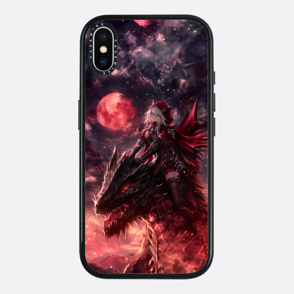 Dragonrider Red Anime Girl - Etui