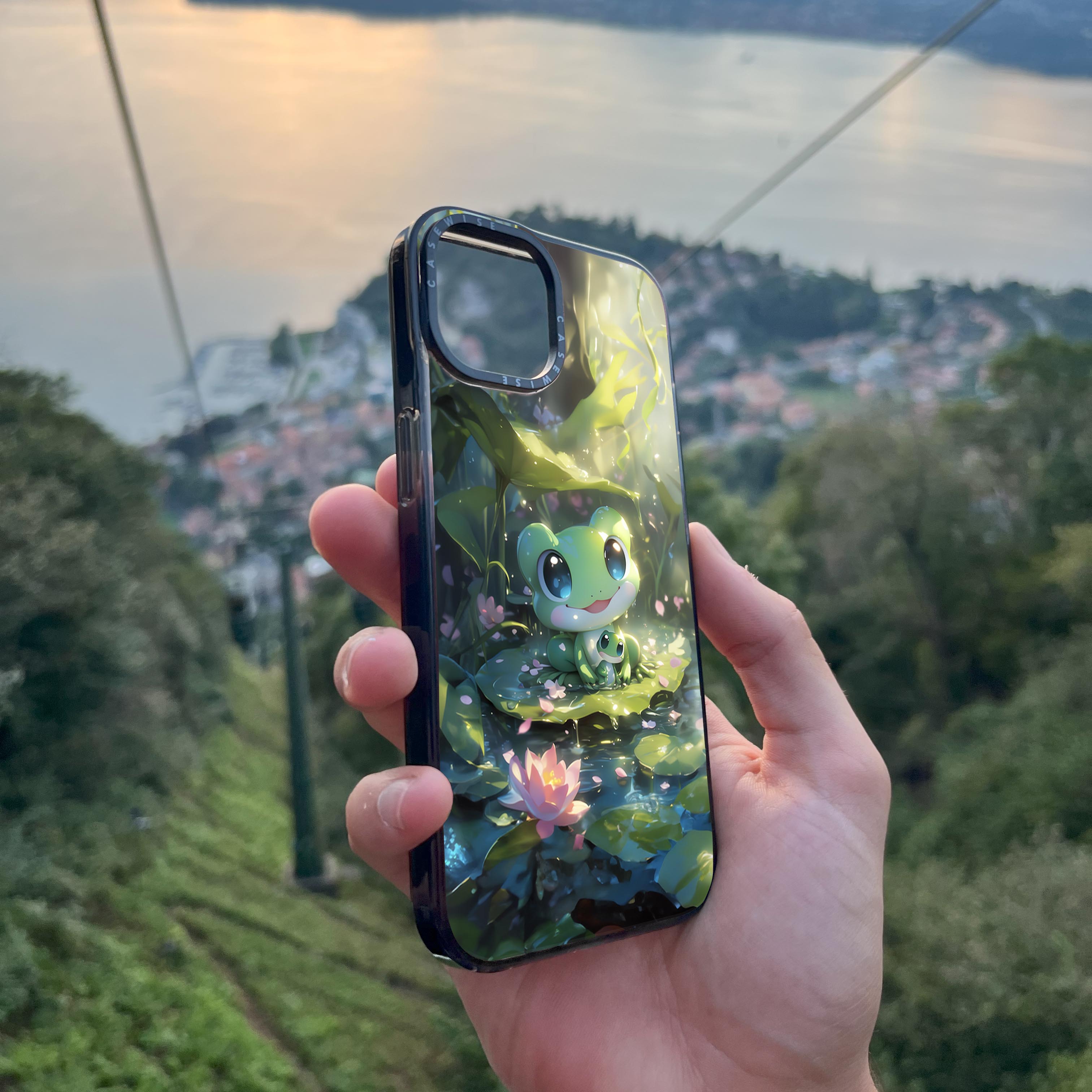 Cute Frog Family Anime - Etui